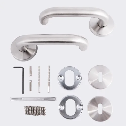 Groen Picaporte Genova 19 plata LRN03192 Gris.webp