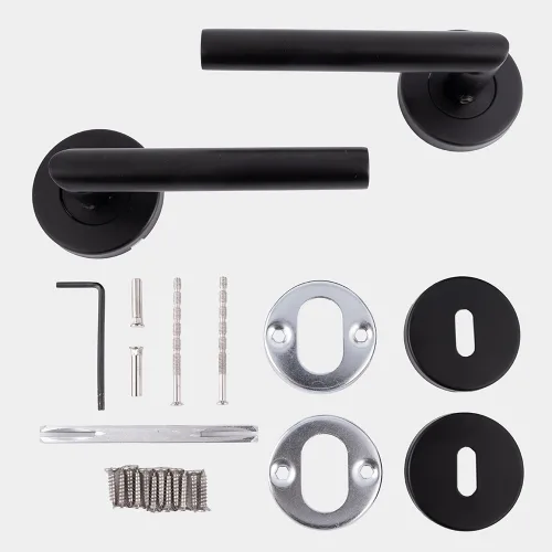 Groen Picaporte Napoles 16 negro LRN03127 Gris.webp