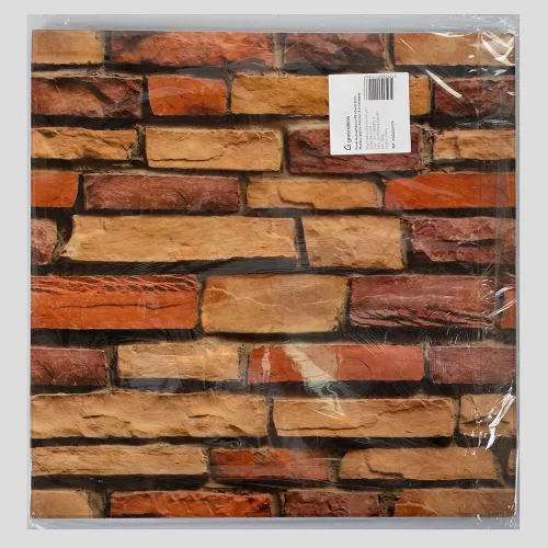 HarteFlooring Panel3D Autoadhesivo 60x60 Ladrillo Colores 5u 0411001 1 Gris.webp