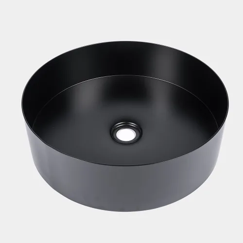 Kubel Bacha Torne 40cm Redonda Negra 12 Gris.webp