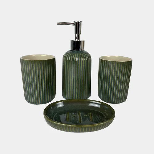 Tase Set de Accesorios p bano Armonia Color Verde x 4 piezas5 gris.webp