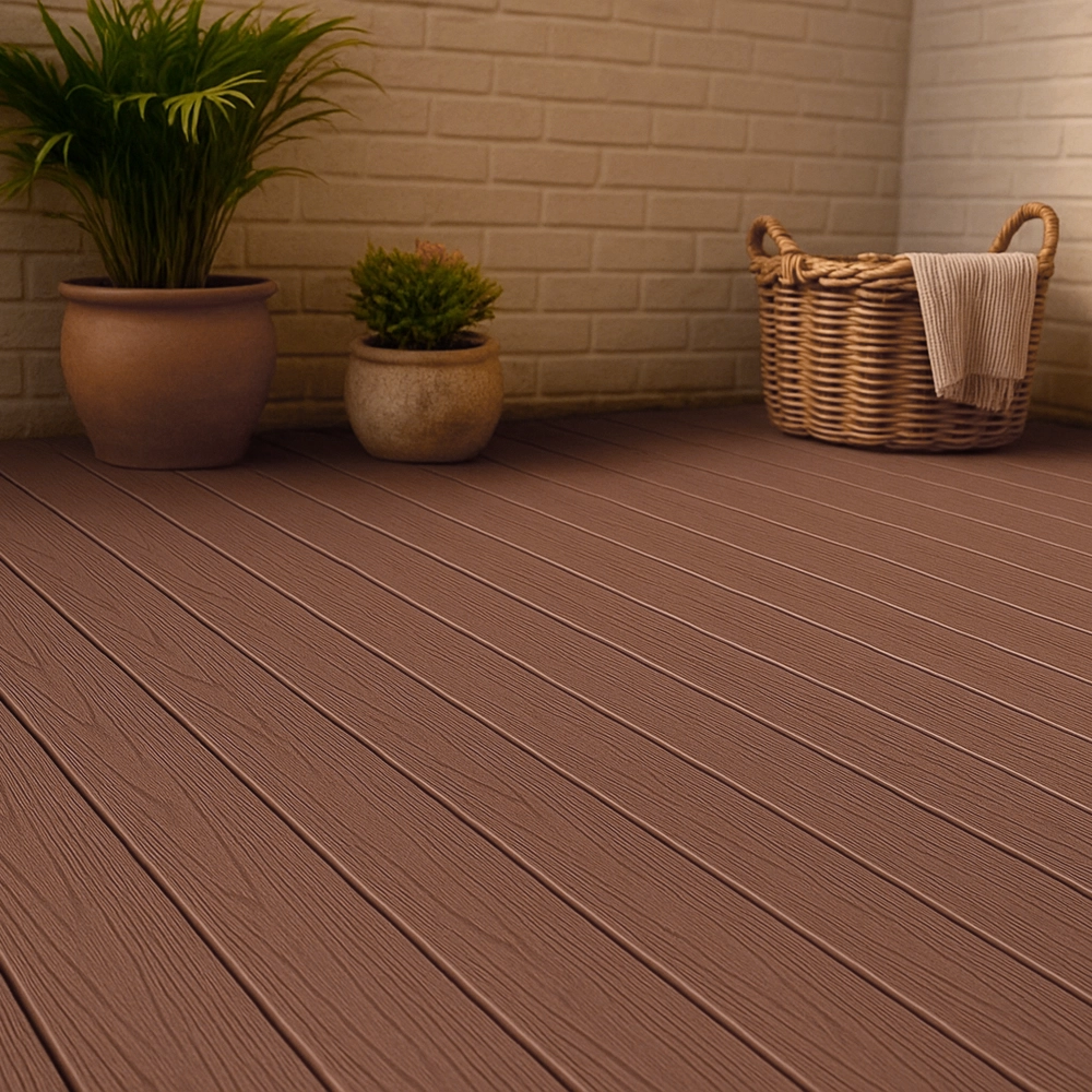 Harte Flooring deck wpc veteado marronclaro mockup
