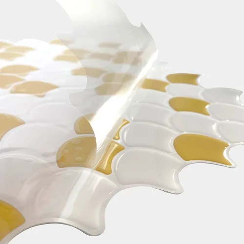 HarteFlooring Stickers3D Fishcale AmarilloYBlanco protector Gris.webp