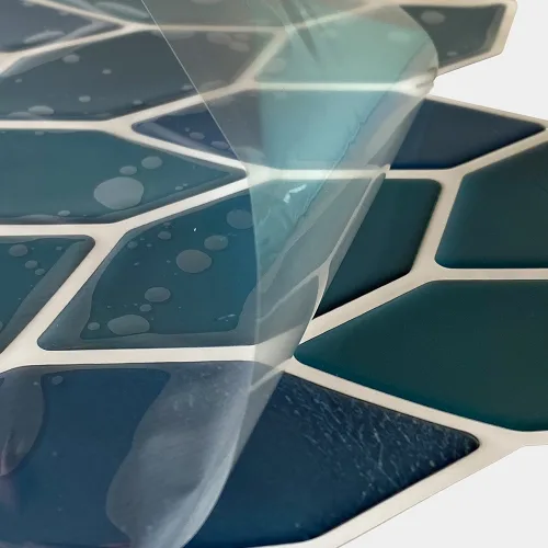 HarteFlooring Stickers3D Hojas Azules protector Gris.webp