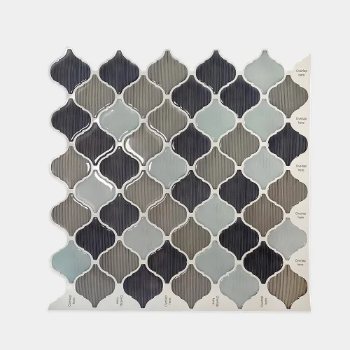 HarteFlooring Stickers3D Ogee GrisBlanco frente Gris.webp