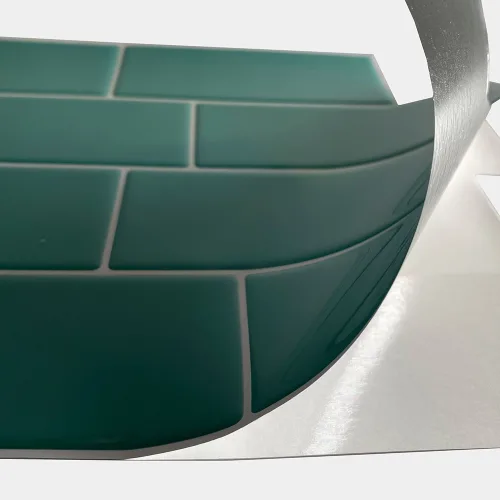 HarteFlooring Stickers3D SubwayGrande VerdeAgua adhesivo Gris.webp