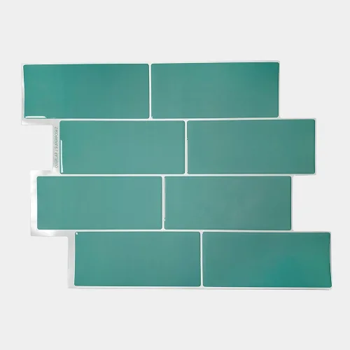 HarteFlooring Stickers3D SubwayGrande VerdeAgua frente Gris.webp