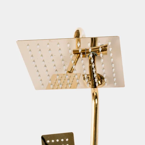 Kubel Columna ducha extensible cuadrada 20x20 dorada 11 Gris.webp