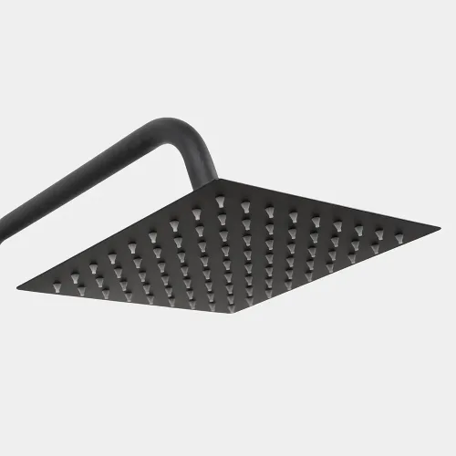 Kubel Columna Flor Cuadrada Negra 0010.webp