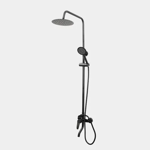 Kubel Columna Flor Redonda Negra 0007.webp