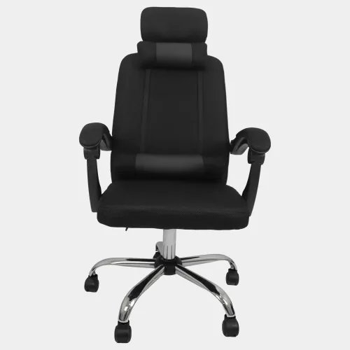 Virke Silla Mesh Alta Negro DSC08237 gris scaled 1.webp