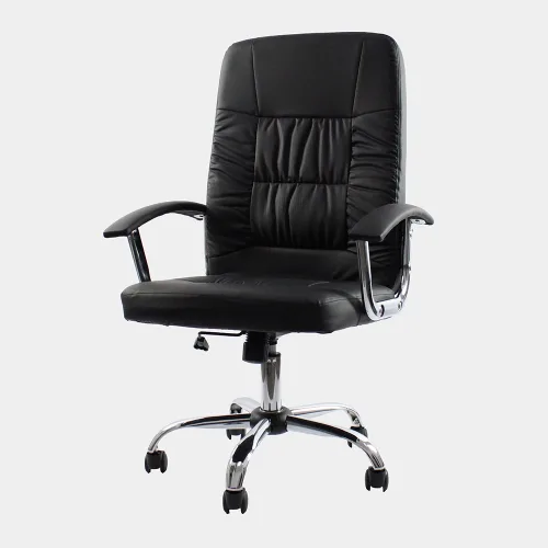 Virke Sillon Gerencial Modelo2 Ecocuero Negro 6151 gris.webp