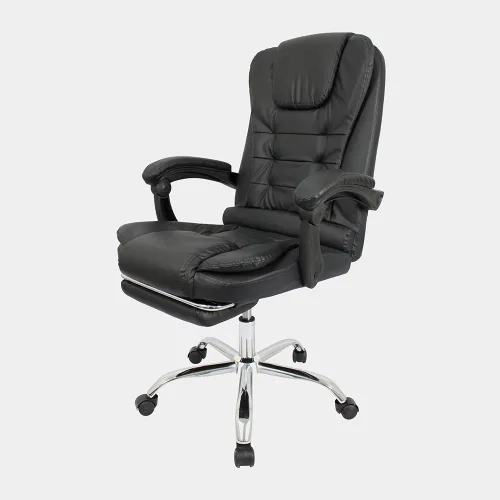 Virke Sillon Royal Modelo2 Negro con apoyapies 6435 Gris.webp