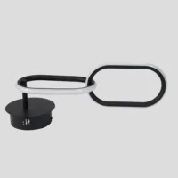 Lumie lampara 15w mod TivoliDoble negro 0011 Gris