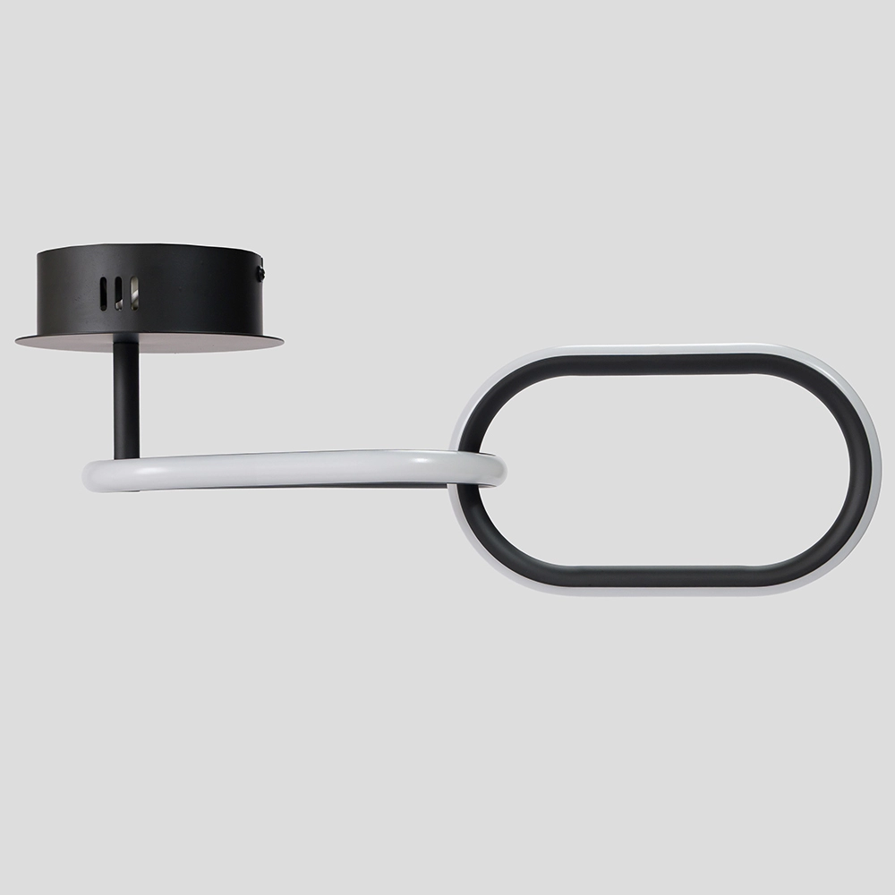 Lumie lampara 15w mod TivoliDoble negro 0013 Gris