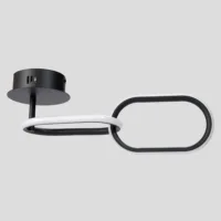 Lumie lampara 15w mod TivoliDoble negro 0014 Gris