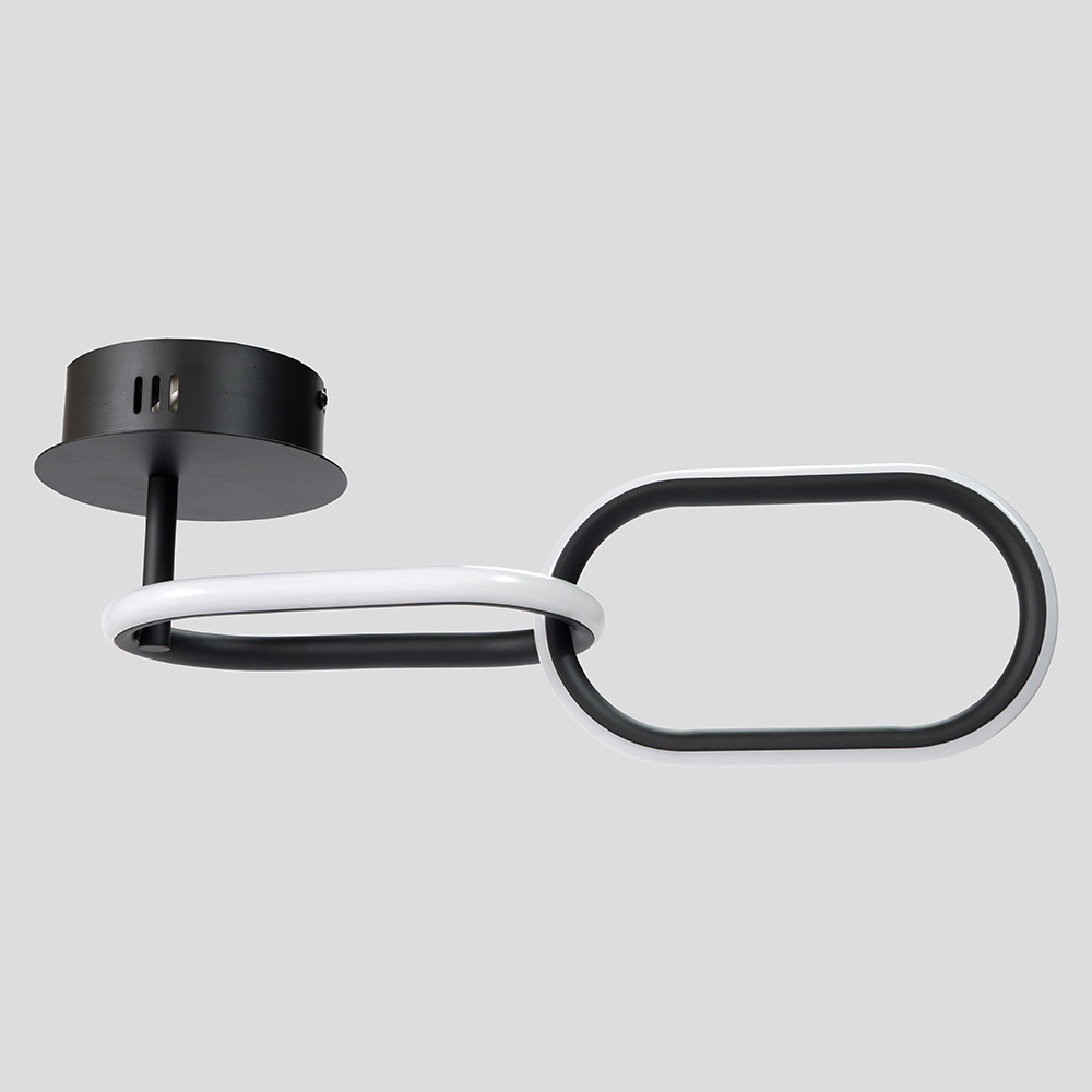 Lumie lampara 15w mod TivoliDoble negro 0014 Gris