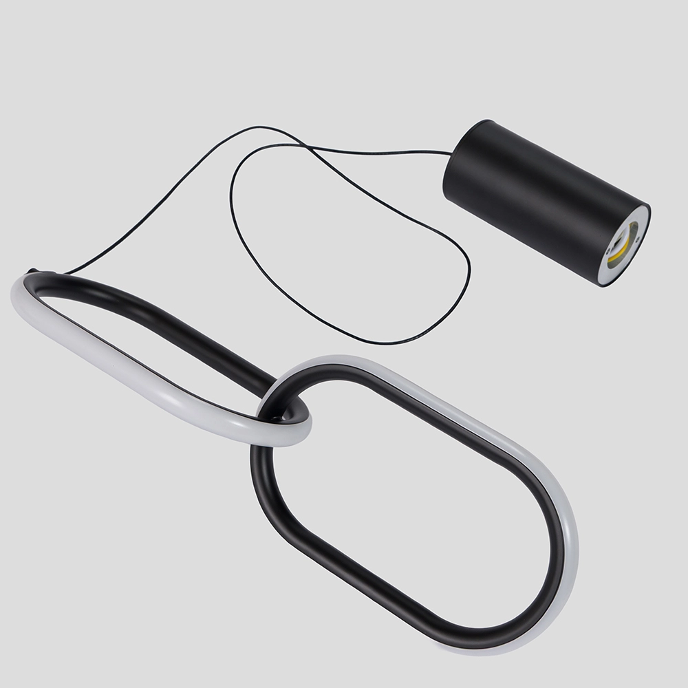 Lumie Lampara Como Negro 0041 Gris