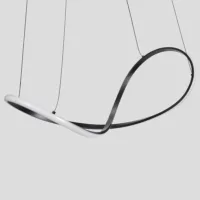 Lumie Lampara Infinito Negro 0116 Gris