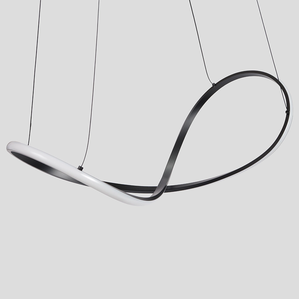 Lumie Lampara Infinito Negro 0116 Gris