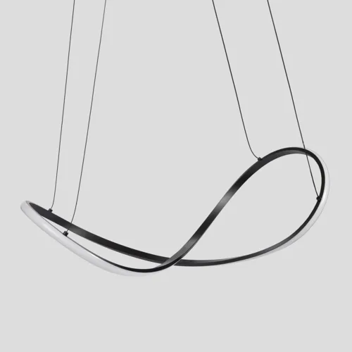 Lumie Lampara Infinito Negro 0118 Gris