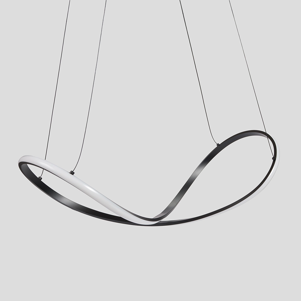 Lumie Lampara Infinito Negro 0119 Gris