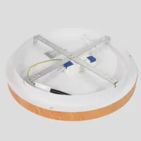 Lumie Lampara Reims38cm BlancoConMadera 0007 Gris