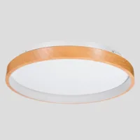 Lumie Lampara Reims38cm BlancoConMadera 0011 Gris