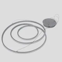 Lumie Lampara Torbellino Plateado 0132 Gris