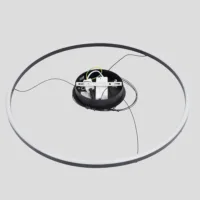 Lumie Lampara Udine61cm Negro 0153 Gris