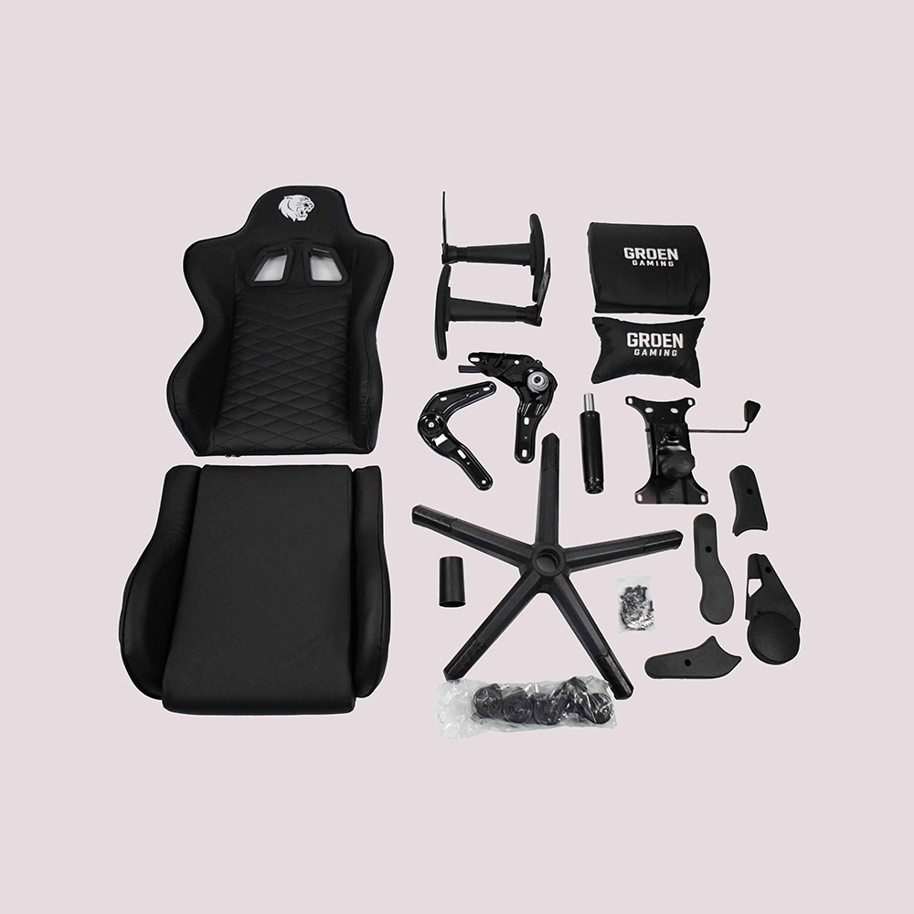 Virke SillaGamerRaptor negro DSC09993 gris