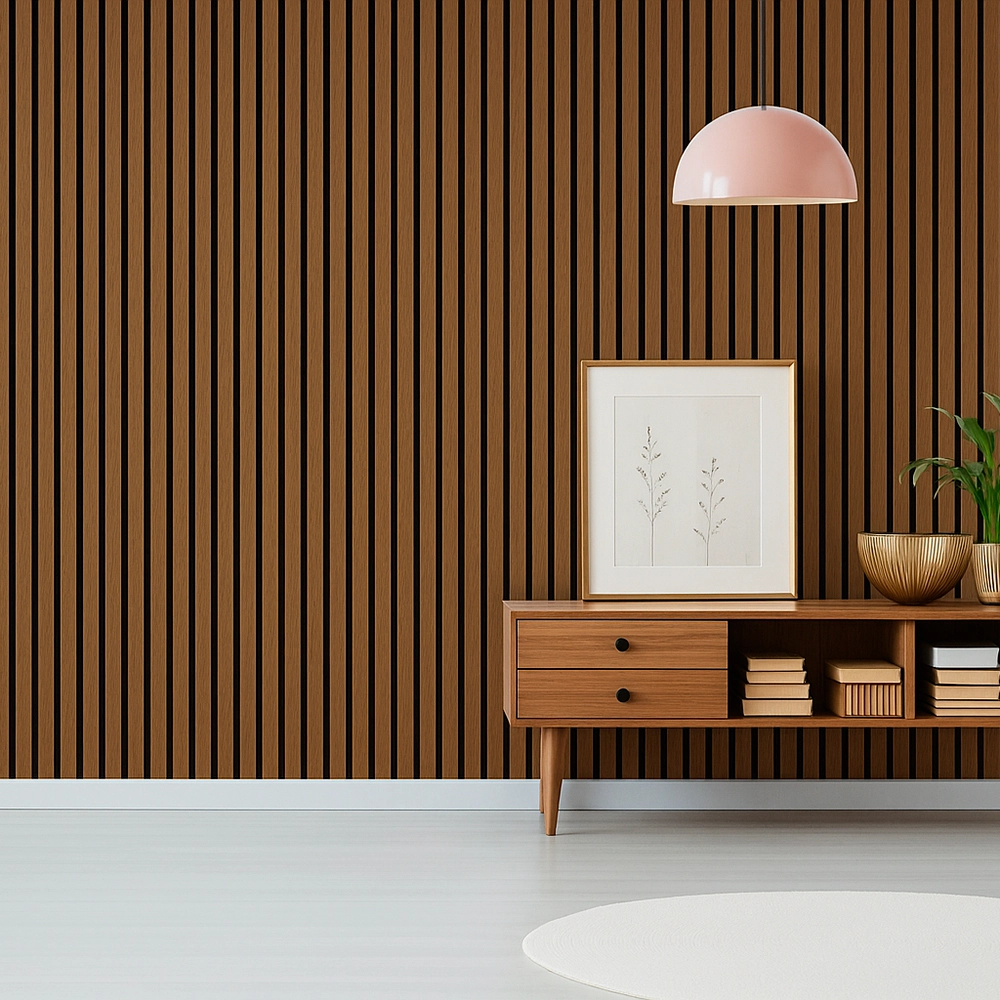 Wall Panel Elda Marron Toscano Mockup